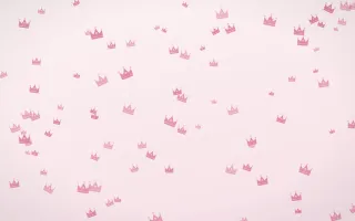 Rosewater Crowns II — light pink and white luxury background, variation II