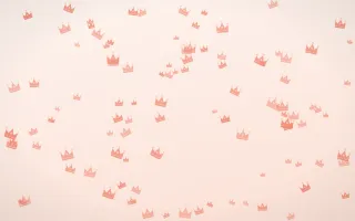 Sorbet Crowns — light red, orange and white luxury background