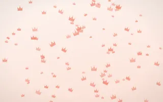 Sorbet Crowns II — light red, orange and white luxury background, variation II