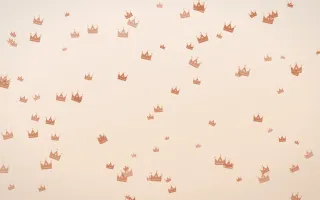 Terracotta Crowns — light orange and beige luxury background