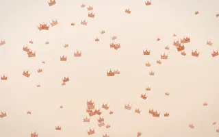 Terracotta Crowns III — light orange and beige luxury background, variation III