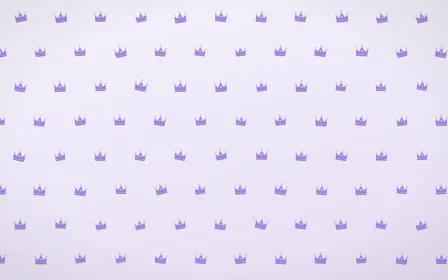 Wisteria Crowns Tiled — light purple and white luxury background
