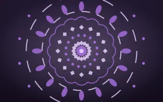 Amethyst Aura Mandala — dark purple mandala background