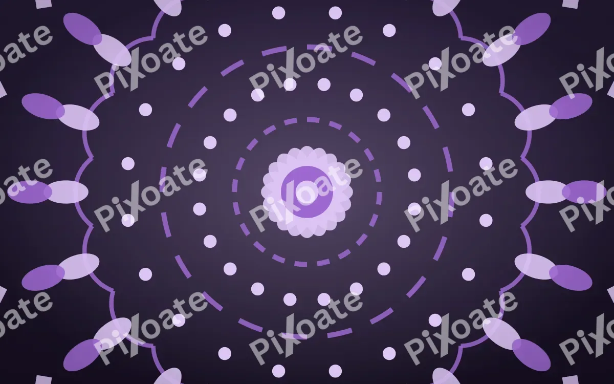 Amethyst Aura Bloom Mandala — dark purple mandala background