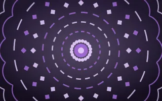 Amethyst Aura Bloom Mandala II — dark purple mandala background, variation II
