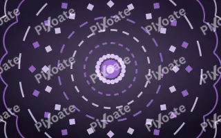 Amethyst Aura Bloom Mandala II — dark purple mandala background, variation II