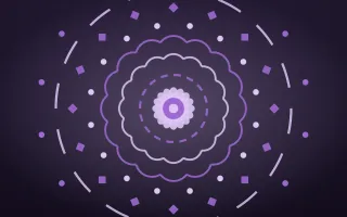 Amethyst Aura Mandala III — dark purple mandala background, variation III