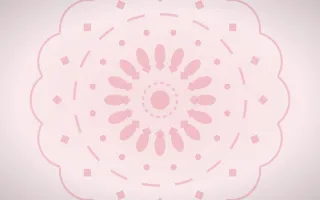 Blush Modern Quiet Radial II — light white and red mandala background, variation II