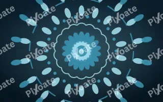 Deep Ocean Mandala II — dark blue and teal mandala background, variation II