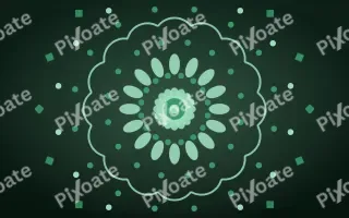 Emerald Shrine Mandala — dark green and black mandala background