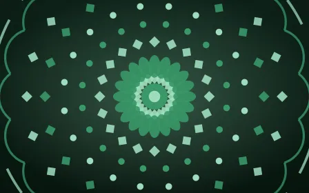 Emerald Shrine Bloom Mandala — dark green and black mandala background