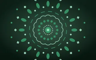 Emerald Shrine Mandala II — dark green and black mandala background, variation II