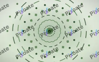 Fern Mandala III — light green and white mandala background, variation III