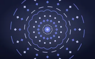 Indigo Night Mandala — dark blue mandala background