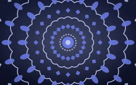 Indigo Night Bloom Mandala — dark blue mandala background