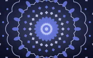 Indigo Night Bloom Mandala III — dark blue mandala background, variation III