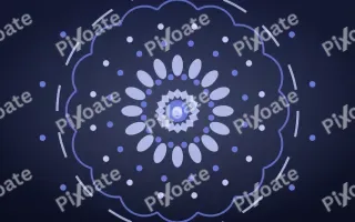 Indigo Night Mandala III — dark blue mandala background, variation III