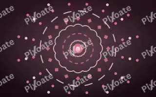 Lotus Rose Mandala — dark pink mandala background