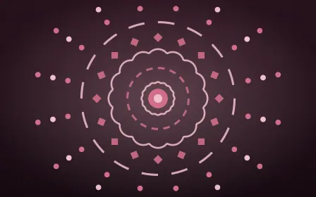 Lotus Rose Mandala — dark pink mandala background