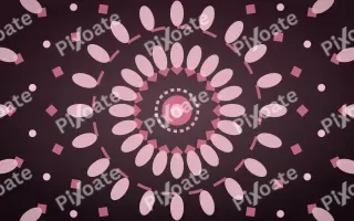 Lotus Rose Bloom Mandala III — dark pink mandala background, variation III