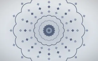Moonstone Mandala — light blue and white mandala background