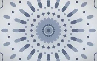 Moonstone Bloom Mandala — light blue and white mandala background