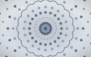 Moonstone Bloom Mandala II — light blue and white mandala background, variation II