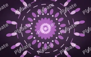 Orchid Glow Mandala II — dark purple and pink mandala background, variation II