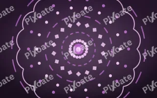 Orchid Glow Mandala III — dark purple and pink mandala background, variation III