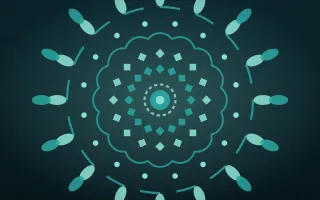 Peacock Jewel Mandala — dark teal mandala background