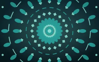 Peacock Jewel Bloom Mandala III — dark teal mandala background, variation III