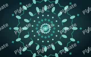 Peacock Jewel Mandala III — dark teal mandala background, variation III