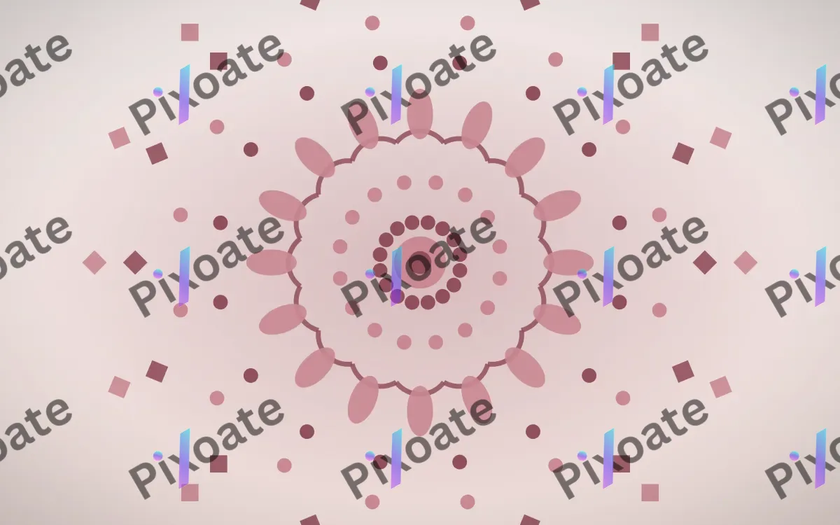 Pearl Blush Mandala — light red and white mandala background