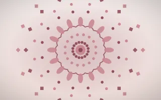Pearl Blush Mandala — light red and white mandala background