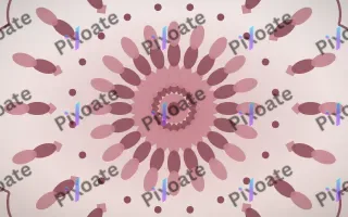 Pearl Blush Bloom Mandala — light red and white mandala background