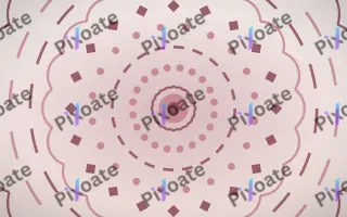Pearl Blush Bloom Mandala III — light red and white mandala background, variation III
