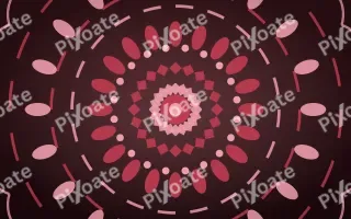 Ruby Devotion Bloom Mandala III — dark red mandala background, variation III
