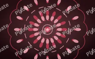 Ruby Devotion Mandala III — dark red mandala background, variation III