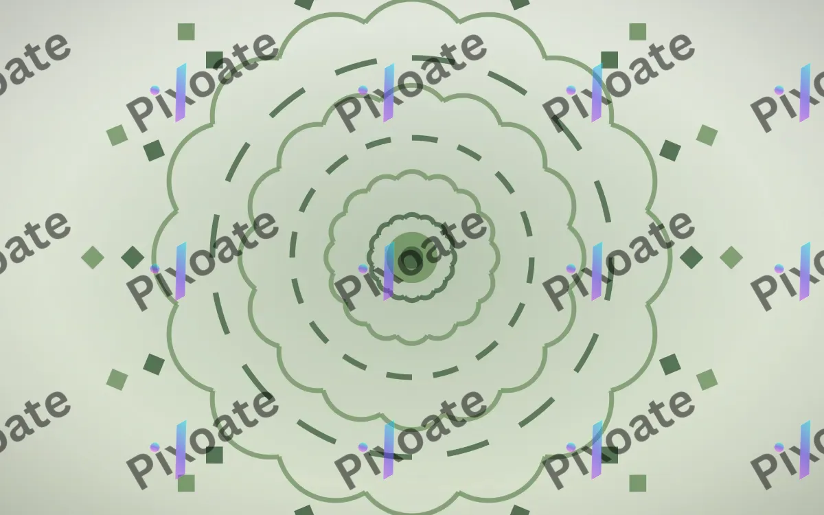 Sage Serenity Mandala — light green and white mandala background