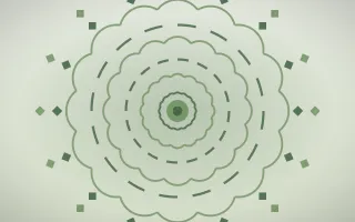 Sage Serenity Mandala — light green and white mandala background