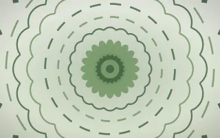 Sage Serenity Bloom Mandala — light green and white mandala background