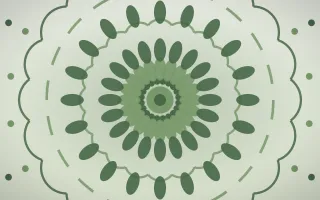 Sage Serenity Bloom Mandala II — light green and white mandala background, variation II