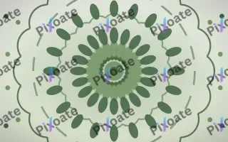 Sage Serenity Bloom Mandala II — light green and white mandala background, variation II