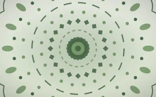 Sage Serenity Bloom Mandala III — light green and white mandala background, variation III