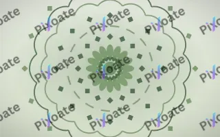 Sage Serenity Mandala II — light green and white mandala background, variation II