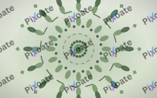 Sage Serenity Mandala III — light green and white mandala background, variation III