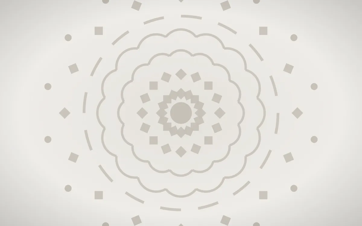 Stone Modern Quiet Radial — light white and beige mandala background