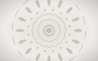 Stone Modern Quiet Radial III — light white and beige mandala background, variation III