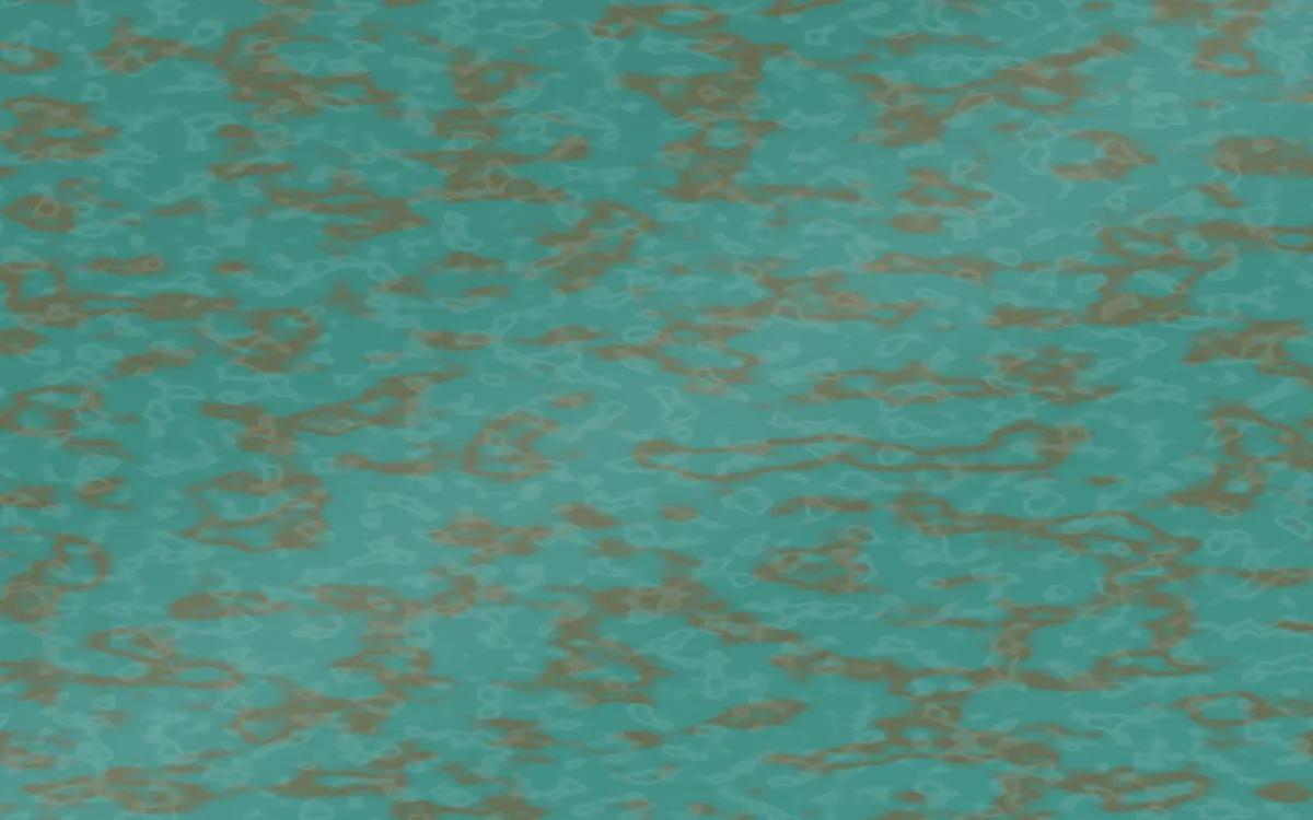 Teal Patina Slab — colourful teal, brown and yellow marble background
