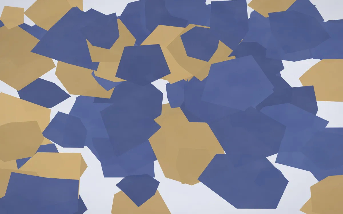 Azul Imperial Breccia — colourful blue, white and orange marble background